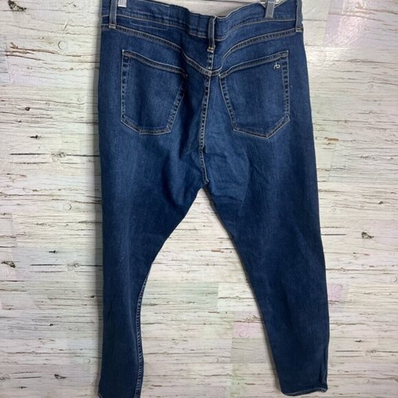 Rag & Bone Standard Issue Blue Skinny Leg Jeans size 38 - Picture 7 of 8